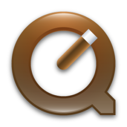 Quicktime 7 Brown Icon 256x256 png